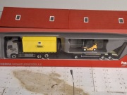 Herpa Volvo FH z HDS, przyczepą i wózkiem widłowym Wallek & Geser