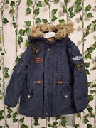 Kurtka zimowa przejściowa jesienna parka granatowa Reserved