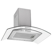 Okap kuchenny kominowy 60cm szklany nowy niekompletny 