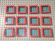 KLOCKI LEGO ELEMENTY KOLEJKA POCIĄG TRAIN 6399 OKNA OD 1ZŁ LICYTACJA