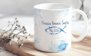 Pamiatka pierwszej komunii swietej kubek z imieniem prezent
