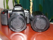 Nikon F-801s czarny-wraz z dodatkowym obiektywem