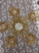 Prądniczanka lub Ząbkowice. Zestaw salaterek miodowe