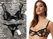 NOWY zestaw bielizny bluebella stanik biustonosz i stringi 34 75c