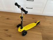 [jak nowa] Hulajnoga 3-kołowa dla dzieci Btwin B100 żółta