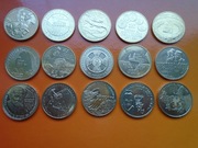 komplet monet 2zł 2009r 15szt jak na foto