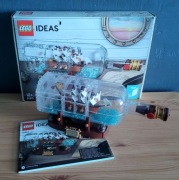 Lego Ideas 21313 Statek w butelce 100% kompletny z pudełkiem i instrukcją