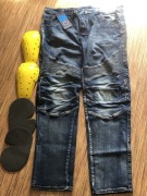 Spodnie motocyklowe 38 protektory