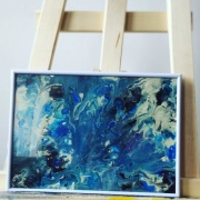 Obraz abstrakcja ocean 