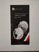 Folder do monety z serii Żołnierze Wyklęci ŁUKASZ CIEPLINSKI ps„PLUG"