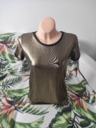 złoty t-shirt Reserved M 