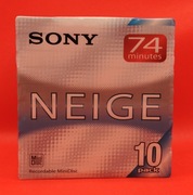 Minidisc Sony Neige 74 10 szt. NOWE