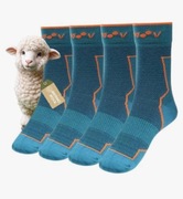 2 pary skarpet treningowych,termicznych z wełną merino , roz 42-45