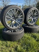 Koła z oryginalnymi felgami Audi Sport 22 cale , stan igła