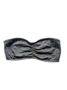 Szary top bandeau melanż H&M 36,S stanik