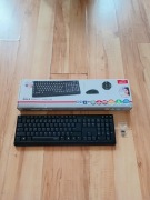 klawiatura bezprzewodowa Speed Link qwerty czarna używana sprawna