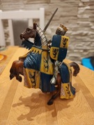 Figurka, rycerz na koniu Schleich