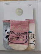 Skarpetki bawełniane 3pak - rozmiar 0/3 mies