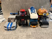 LEGO 3 samochody + 1 koparka