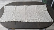Dwa bieżniki szydełkowe rękodzieło 111x57