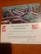 2 zaproszenia na uroczystość 60-lecia Nowej Huty