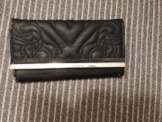 Portfel czarny Oriflame  NOWY ale obdarty