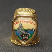 Naparstek Kolekcjonerski z cyny - San Francisco