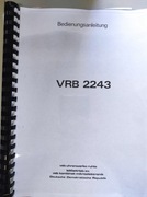 DTR  Ruhla VRB 2243 + Schemat Elektryczny