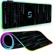 DUŻA GAMINGOWA PODKŁADKA POD MYSZ NA CAŁE BIURKO RGB