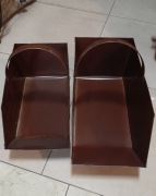 Węglarka malowana Irma WGM2 21.5x22x42 cm brązowa