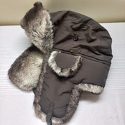 Wigens 61 czapka uszanka materiałowa bdb