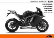 KTM 1190 RC8 R Owners Manual Instrukcja obsługi i konserwacji