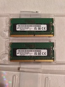 2x Pamięć RAM DDR4 Micron MTA4ATF1G64HZ-3G2E2 8 GB 3200Mhz