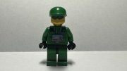 LEGO TOWN ARCTIC FIGURKA GREEN CAP arc007
