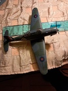 Samolot  metal dl 13 cm rozpiętość skrzy 20 cm