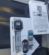 Zegarek męski smartwatch sportowy LCD 2.01 1400mah dwa paski