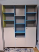 Regał młodzieżowy, Meblik YO 150 wysoki uni fresh, 148x200cm