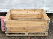 Skrzynio paleta drewniana regulowana wysokość  
