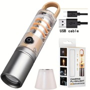 Lampa latarka campingowa X 10 ładowanie USB  Nowa