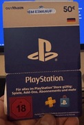 Karta podarunkowa PSN, 50 euro - DE