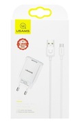 Ładowarka sieciowa USAMS T21 + Kabel MicroUSB