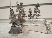 Makieta- diorama zima 