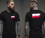 Naprasowanka do samodzielnej aplikacji  FLAGA POLSKI GODŁO ORZEŁ DO 20  CM 