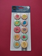 Magnesy na lodówkę 10 sztuk