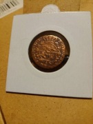 1grosz SAP 1768 w holderze 