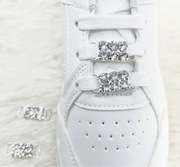 Zestaw 2 Eleganckich Ozdób biżuteryjnych do Sznurówek