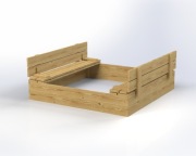 Piaskownica 120x120x20