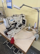 Dziurkarka Juki LBH-780 przerobiona na siłę. 