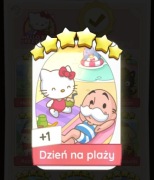 Naklejka Karta Monopoly GO 6* SET20 Dzień na plaży