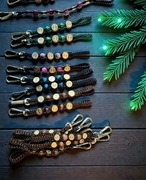 Handmade ręczenie wykonany brelok z łusek myśliwska łowiecka łuska